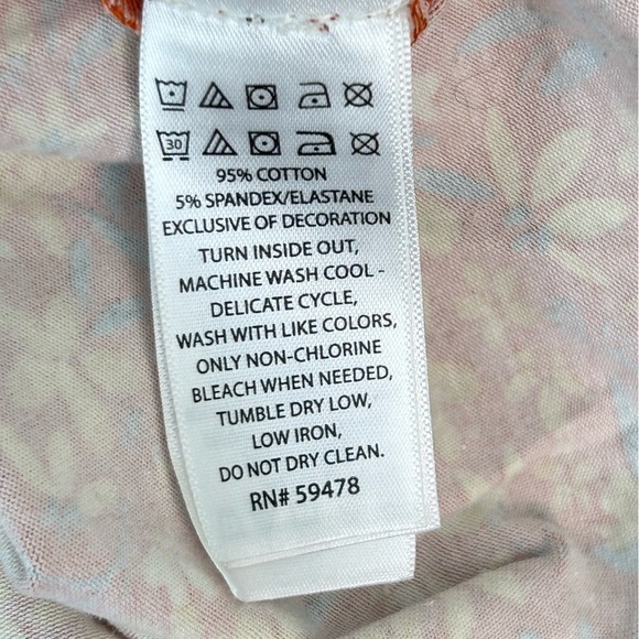 Joie Little Girl Floral Long-Sleeve Dress Size 7/8 - Picture 7 of 8